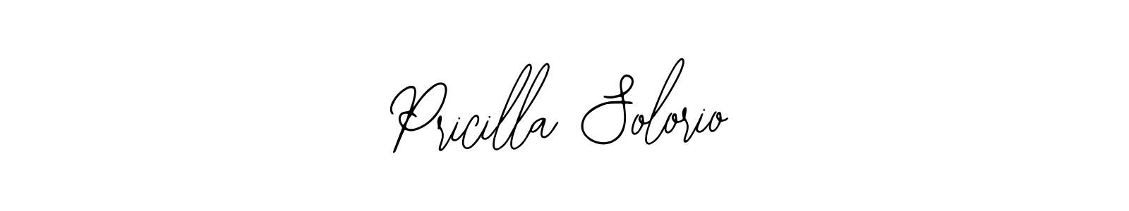 How to make Pricilla Solorio signature? Bearetta-2O07w is a professional autograph style. Create handwritten signature for Pricilla Solorio name. Pricilla Solorio signature style 12 images and pictures png