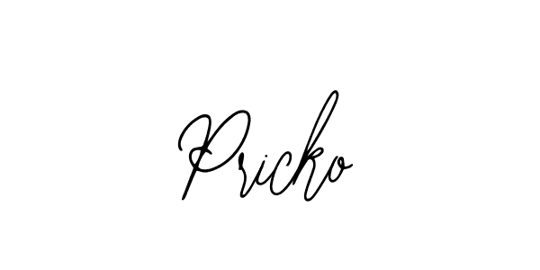 if you are searching for the best signature style for your name Pricko. so please give up your signature search. here we have designed multiple signature styles  using Bearetta-2O07w. Pricko signature style 12 images and pictures png