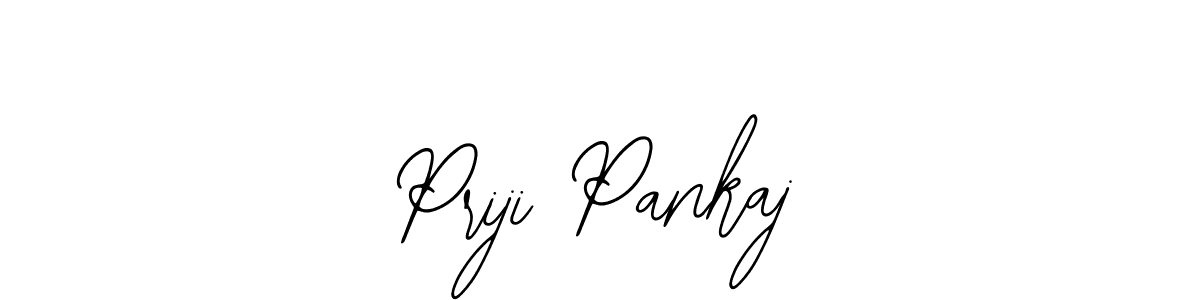 How to Draw Priji Pankaj signature style? Bearetta-2O07w is a latest design signature styles for name Priji Pankaj. Priji Pankaj signature style 12 images and pictures png