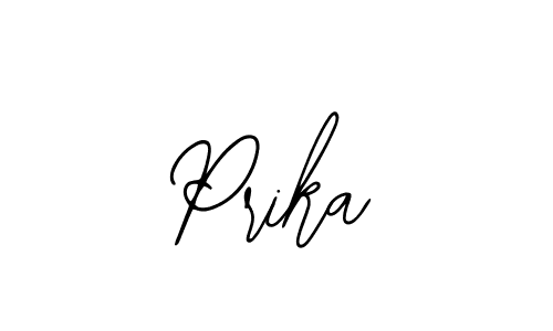 Use a signature maker to create a handwritten signature online. With this signature software, you can design (Bearetta-2O07w) your own signature for name Prika. Prika signature style 12 images and pictures png