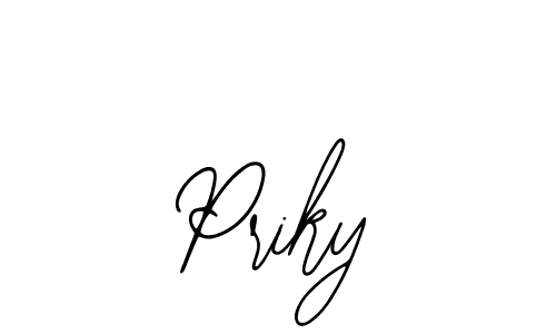 Make a beautiful signature design for name Priky. With this signature (Bearetta-2O07w) style, you can create a handwritten signature for free. Priky signature style 12 images and pictures png