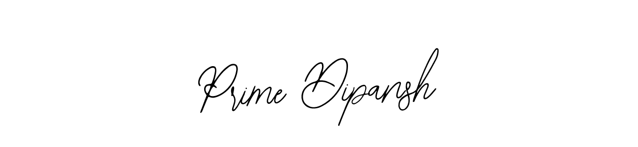 How to make Prime Dipansh name signature. Use Bearetta-2O07w style for creating short signs online. This is the latest handwritten sign. Prime Dipansh signature style 12 images and pictures png