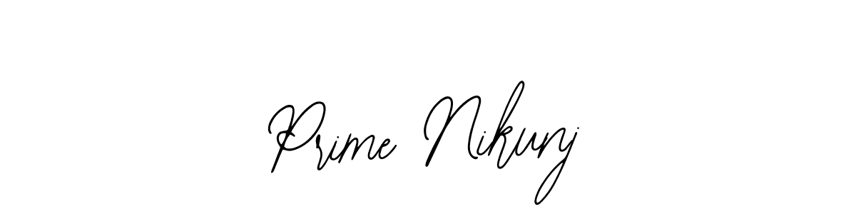 Design your own signature with our free online signature maker. With this signature software, you can create a handwritten (Bearetta-2O07w) signature for name Prime Nikunj. Prime Nikunj signature style 12 images and pictures png