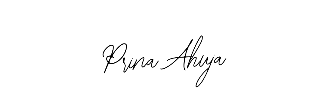 Create a beautiful signature design for name Prina Ahuja. With this signature (Bearetta-2O07w) fonts, you can make a handwritten signature for free. Prina Ahuja signature style 12 images and pictures png