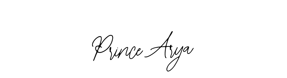 Use a signature maker to create a handwritten signature online. With this signature software, you can design (Bearetta-2O07w) your own signature for name Prince Arya. Prince Arya signature style 12 images and pictures png
