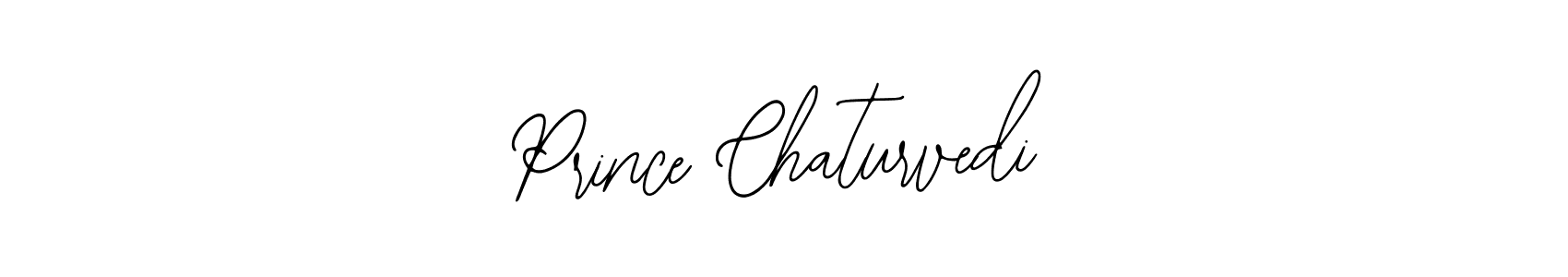 How to make Prince Chaturvedi name signature. Use Bearetta-2O07w style for creating short signs online. This is the latest handwritten sign. Prince Chaturvedi signature style 12 images and pictures png