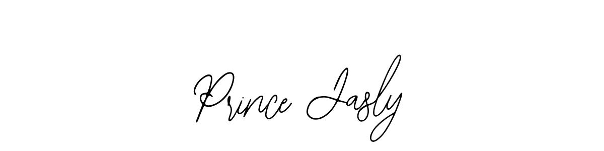 How to make Prince Jasly name signature. Use Bearetta-2O07w style for creating short signs online. This is the latest handwritten sign. Prince Jasly signature style 12 images and pictures png