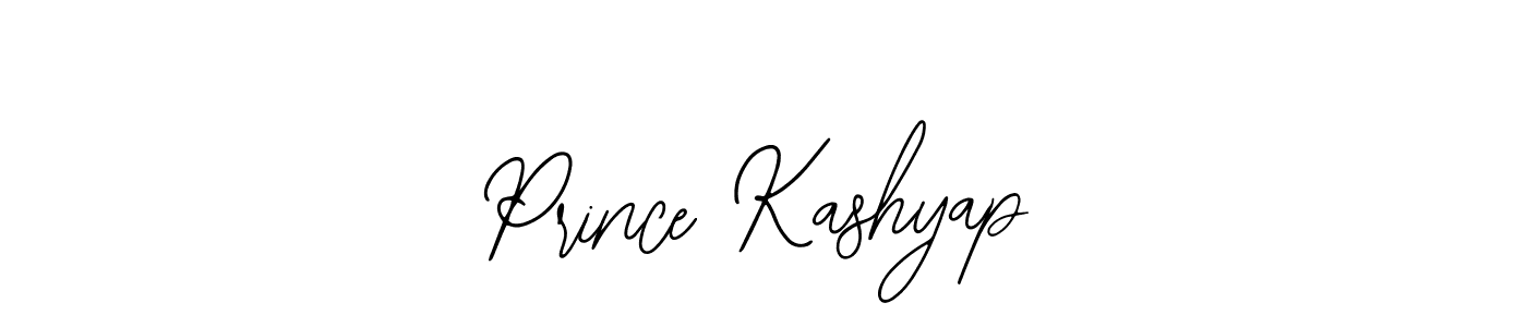 Use a signature maker to create a handwritten signature online. With this signature software, you can design (Bearetta-2O07w) your own signature for name Prince Kashyap. Prince Kashyap signature style 12 images and pictures png