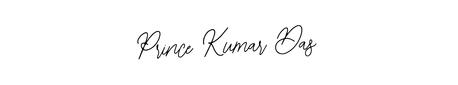 How to make Prince Kumar Das name signature. Use Bearetta-2O07w style for creating short signs online. This is the latest handwritten sign. Prince Kumar Das signature style 12 images and pictures png