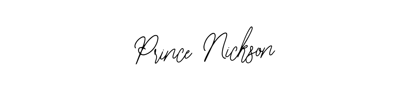 Prince Nickson stylish signature style. Best Handwritten Sign (Bearetta-2O07w) for my name. Handwritten Signature Collection Ideas for my name Prince Nickson. Prince Nickson signature style 12 images and pictures png