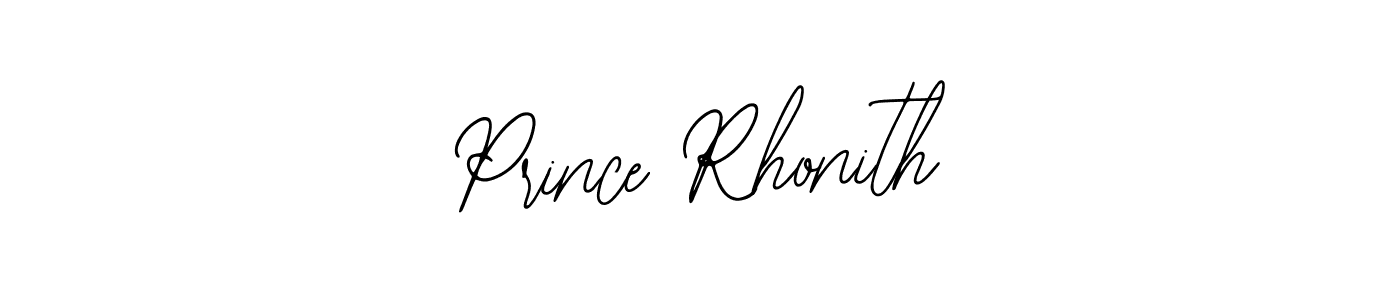 Design your own signature with our free online signature maker. With this signature software, you can create a handwritten (Bearetta-2O07w) signature for name Prince Rhonith. Prince Rhonith signature style 12 images and pictures png