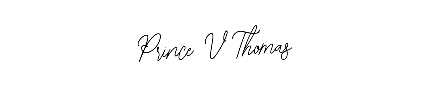 Make a beautiful signature design for name Prince V Thomas. With this signature (Bearetta-2O07w) style, you can create a handwritten signature for free. Prince V Thomas signature style 12 images and pictures png