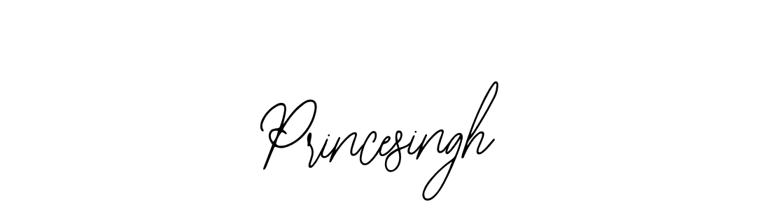 Use a signature maker to create a handwritten signature online. With this signature software, you can design (Bearetta-2O07w) your own signature for name Princesingh. Princesingh signature style 12 images and pictures png