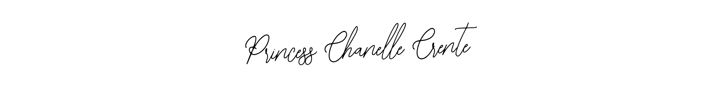 Princess Chanelle Crente stylish signature style. Best Handwritten Sign (Bearetta-2O07w) for my name. Handwritten Signature Collection Ideas for my name Princess Chanelle Crente. Princess Chanelle Crente signature style 12 images and pictures png