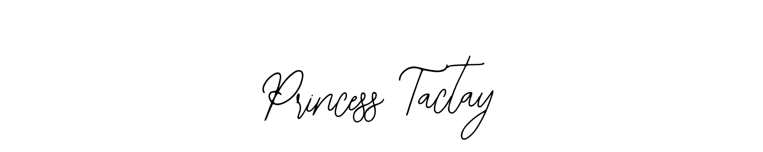 Use a signature maker to create a handwritten signature online. With this signature software, you can design (Bearetta-2O07w) your own signature for name Princess Tactay. Princess Tactay signature style 12 images and pictures png