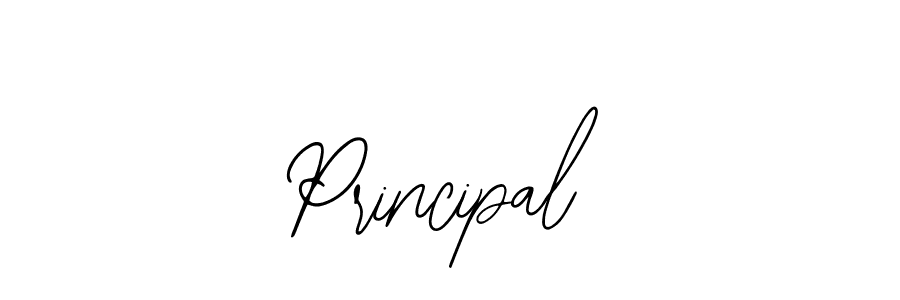 Make a beautiful signature design for name Principal. With this signature (Bearetta-2O07w) style, you can create a handwritten signature for free. Principal signature style 12 images and pictures png
