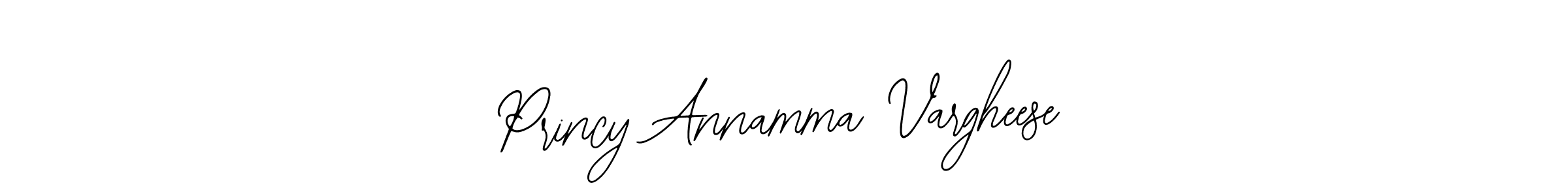 Design your own signature with our free online signature maker. With this signature software, you can create a handwritten (Bearetta-2O07w) signature for name Princy Annamma Vargheese. Princy Annamma Vargheese signature style 12 images and pictures png