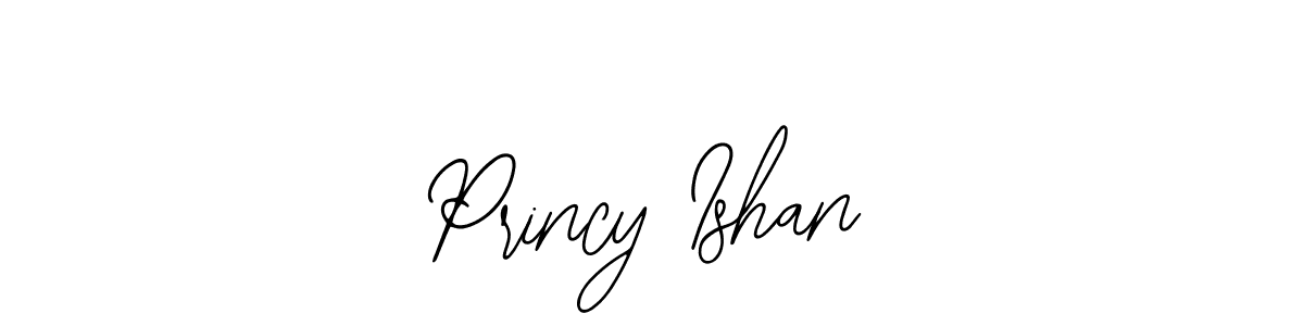 if you are searching for the best signature style for your name Princy Ishan. so please give up your signature search. here we have designed multiple signature styles  using Bearetta-2O07w. Princy Ishan signature style 12 images and pictures png