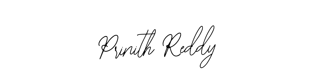 Use a signature maker to create a handwritten signature online. With this signature software, you can design (Bearetta-2O07w) your own signature for name Prinith Reddy. Prinith Reddy signature style 12 images and pictures png