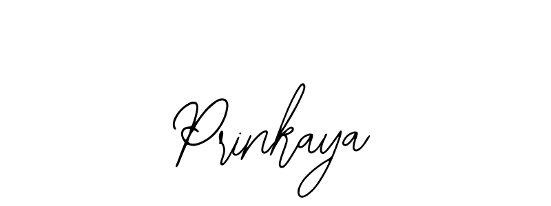 Design your own signature with our free online signature maker. With this signature software, you can create a handwritten (Bearetta-2O07w) signature for name Prinkaya. Prinkaya signature style 12 images and pictures png