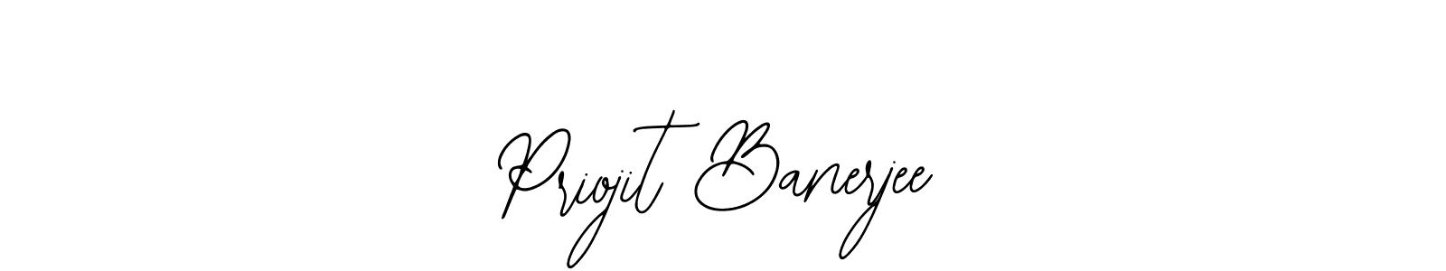 Priojit Banerjee stylish signature style. Best Handwritten Sign (Bearetta-2O07w) for my name. Handwritten Signature Collection Ideas for my name Priojit Banerjee. Priojit Banerjee signature style 12 images and pictures png