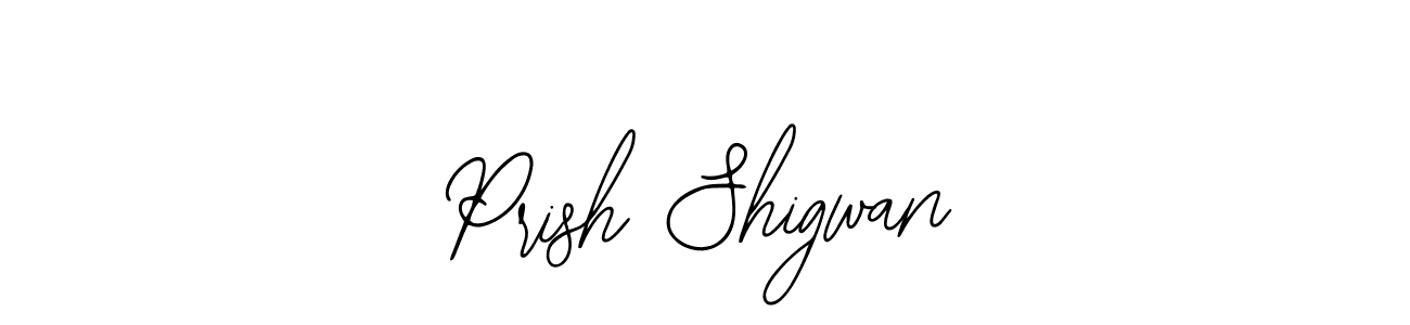 Design your own signature with our free online signature maker. With this signature software, you can create a handwritten (Bearetta-2O07w) signature for name Prish Shigwan. Prish Shigwan signature style 12 images and pictures png