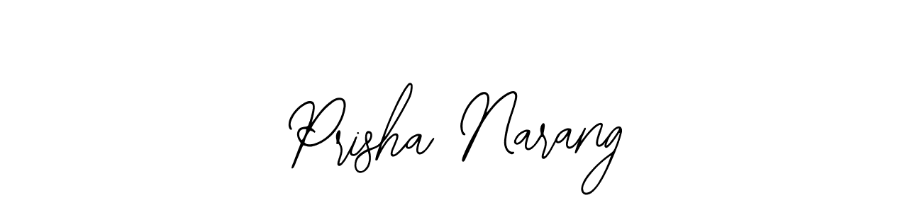 Bearetta-2O07w is a professional signature style that is perfect for those who want to add a touch of class to their signature. It is also a great choice for those who want to make their signature more unique. Get Prisha Narang name to fancy signature for free. Prisha Narang signature style 12 images and pictures png