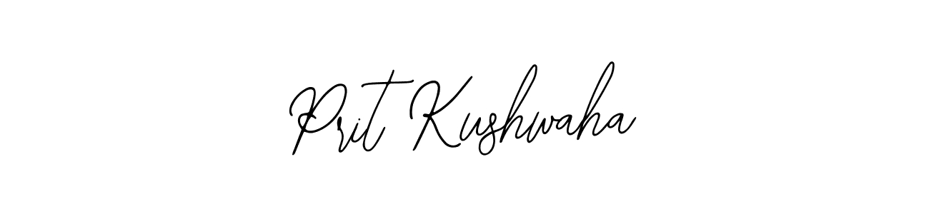 You should practise on your own different ways (Bearetta-2O07w) to write your name (Prit Kushwaha) in signature. don't let someone else do it for you. Prit Kushwaha signature style 12 images and pictures png