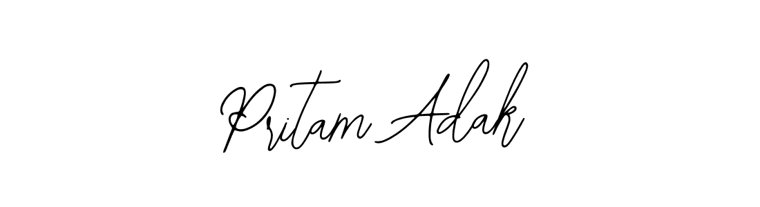 Also You can easily find your signature by using the search form. We will create Pritam Adak name handwritten signature images for you free of cost using Bearetta-2O07w sign style. Pritam Adak signature style 12 images and pictures png