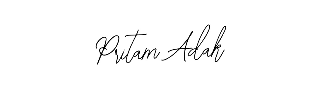 Also You can easily find your signature by using the search form. We will create Pritam Adak name handwritten signature images for you free of cost using Bearetta-2O07w sign style. Pritam Adak signature style 12 images and pictures png