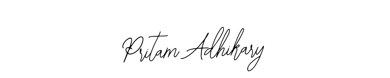 Make a beautiful signature design for name Pritam Adhikary. Use this online signature maker to create a handwritten signature for free. Pritam Adhikary signature style 12 images and pictures png