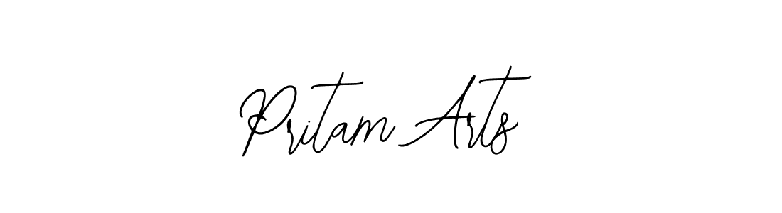 Make a beautiful signature design for name Pritam Arts. Use this online signature maker to create a handwritten signature for free. Pritam Arts signature style 12 images and pictures png