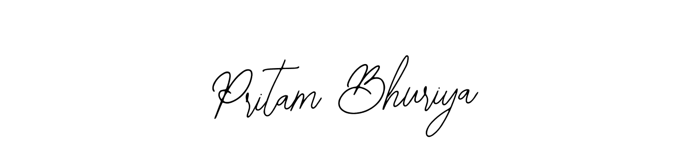 Make a beautiful signature design for name Pritam Bhuriya. Use this online signature maker to create a handwritten signature for free. Pritam Bhuriya signature style 12 images and pictures png