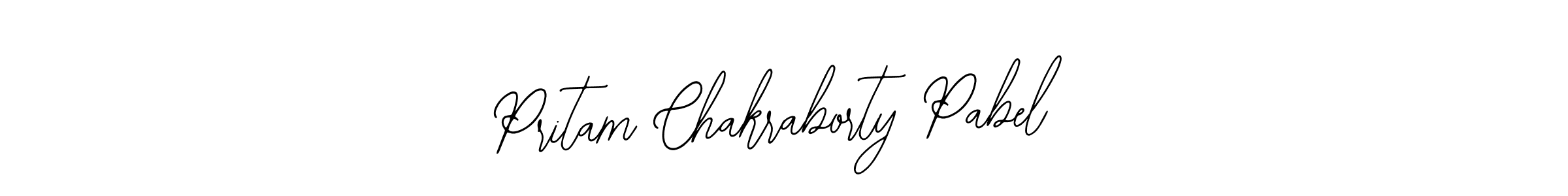 It looks lik you need a new signature style for name Pritam Chakraborty Pabel. Design unique handwritten (Bearetta-2O07w) signature with our free signature maker in just a few clicks. Pritam Chakraborty Pabel signature style 12 images and pictures png