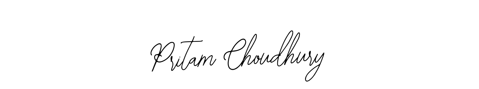 How to make Pritam Choudhury signature? Bearetta-2O07w is a professional autograph style. Create handwritten signature for Pritam Choudhury name. Pritam Choudhury signature style 12 images and pictures png