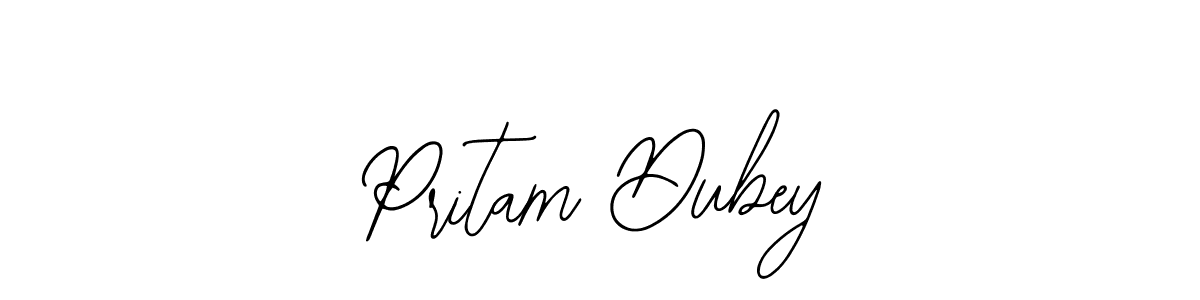 Use a signature maker to create a handwritten signature online. With this signature software, you can design (Bearetta-2O07w) your own signature for name Pritam Dubey. Pritam Dubey signature style 12 images and pictures png