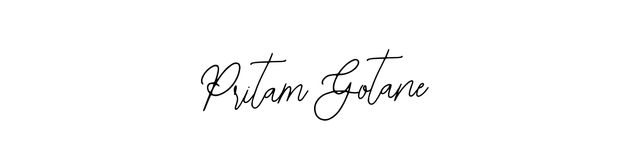 Once you've used our free online signature maker to create your best signature Bearetta-2O07w style, it's time to enjoy all of the benefits that Pritam Gotane name signing documents. Pritam Gotane signature style 12 images and pictures png