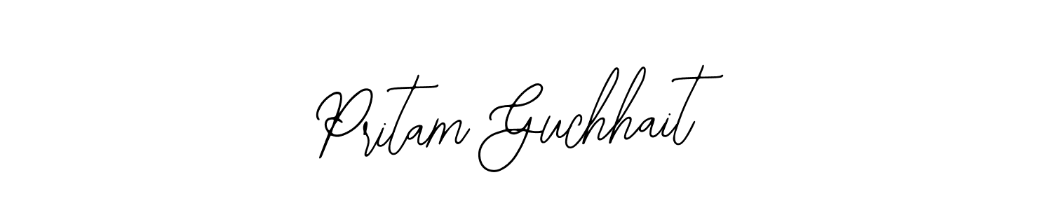 Similarly Bearetta-2O07w is the best handwritten signature design. Signature creator online .You can use it as an online autograph creator for name Pritam Guchhait. Pritam Guchhait signature style 12 images and pictures png