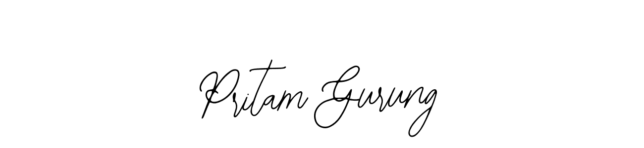 Make a beautiful signature design for name Pritam Gurung. Use this online signature maker to create a handwritten signature for free. Pritam Gurung signature style 12 images and pictures png