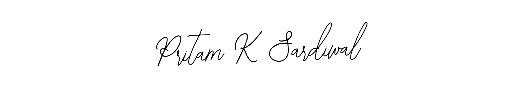 Design your own signature with our free online signature maker. With this signature software, you can create a handwritten (Bearetta-2O07w) signature for name Pritam K Sardiwal. Pritam K Sardiwal signature style 12 images and pictures png