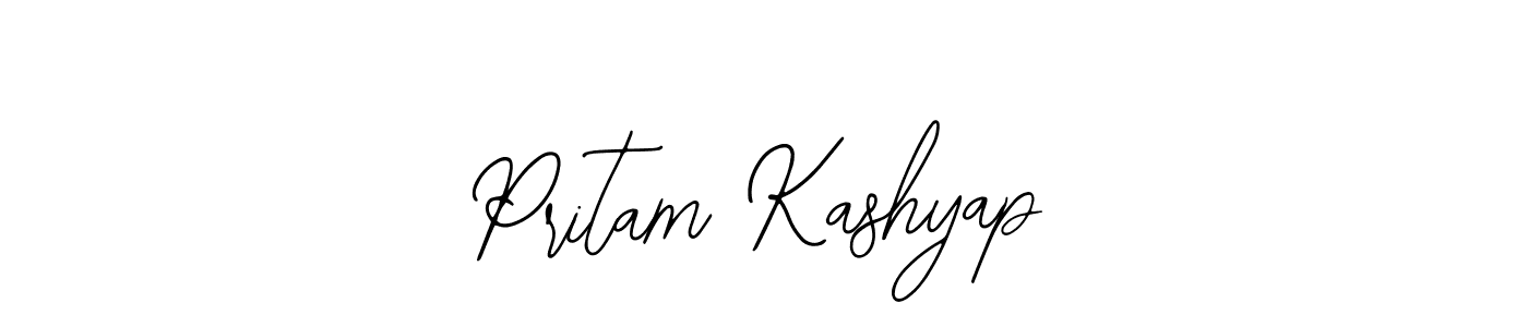 Design your own signature with our free online signature maker. With this signature software, you can create a handwritten (Bearetta-2O07w) signature for name Pritam Kashyap. Pritam Kashyap signature style 12 images and pictures png