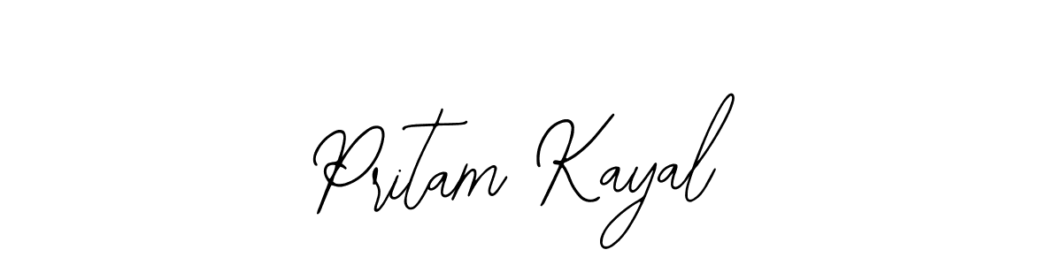 This is the best signature style for the Pritam Kayal name. Also you like these signature font (Bearetta-2O07w). Mix name signature. Pritam Kayal signature style 12 images and pictures png