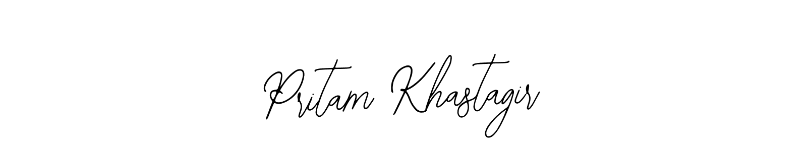 Use a signature maker to create a handwritten signature online. With this signature software, you can design (Bearetta-2O07w) your own signature for name Pritam Khastagir. Pritam Khastagir signature style 12 images and pictures png