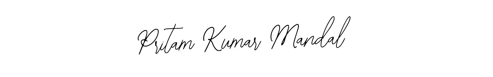 Also You can easily find your signature by using the search form. We will create Pritam Kumar Mandal name handwritten signature images for you free of cost using Bearetta-2O07w sign style. Pritam Kumar Mandal signature style 12 images and pictures png