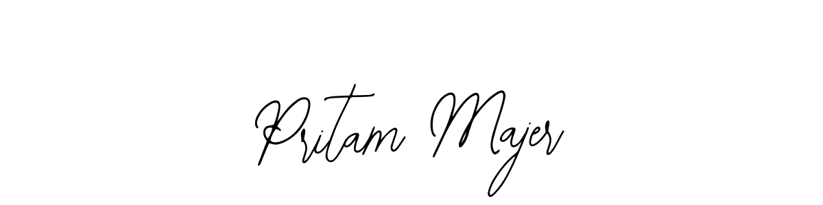 Create a beautiful signature design for name Pritam Majer. With this signature (Bearetta-2O07w) fonts, you can make a handwritten signature for free. Pritam Majer signature style 12 images and pictures png