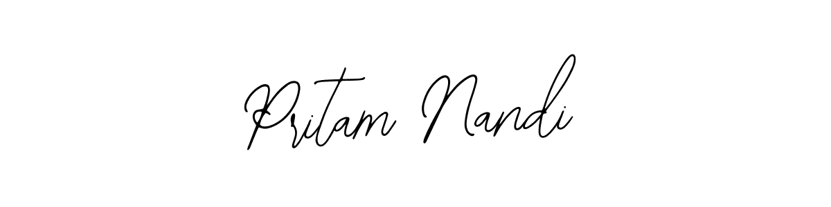 Pritam Nandi stylish signature style. Best Handwritten Sign (Bearetta-2O07w) for my name. Handwritten Signature Collection Ideas for my name Pritam Nandi. Pritam Nandi signature style 12 images and pictures png