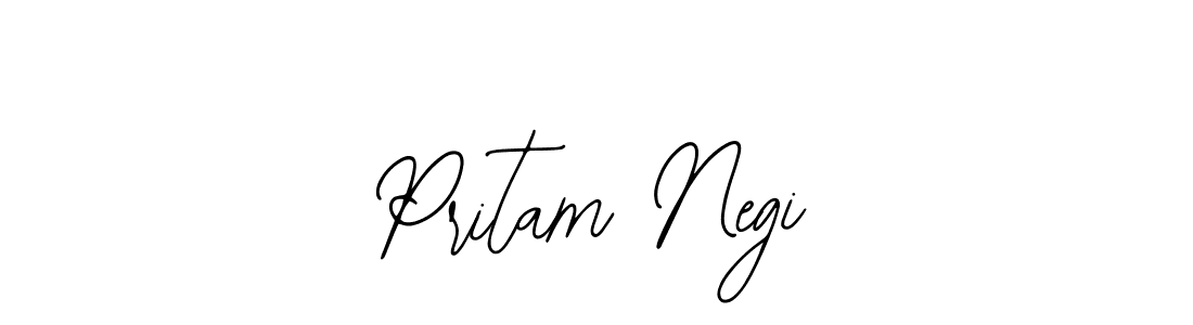 How to make Pritam Negi signature? Bearetta-2O07w is a professional autograph style. Create handwritten signature for Pritam Negi name. Pritam Negi signature style 12 images and pictures png