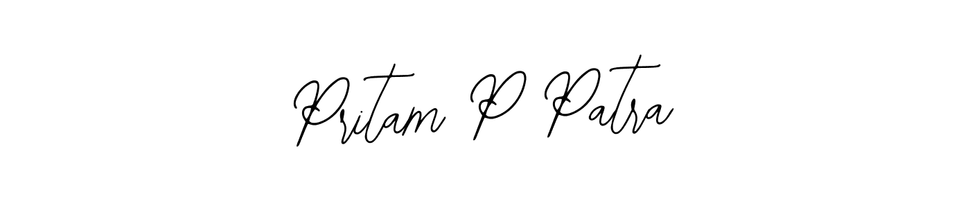 Use a signature maker to create a handwritten signature online. With this signature software, you can design (Bearetta-2O07w) your own signature for name Pritam P Patra. Pritam P Patra signature style 12 images and pictures png