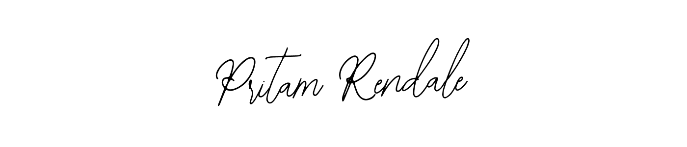 Also You can easily find your signature by using the search form. We will create Pritam Rendale name handwritten signature images for you free of cost using Bearetta-2O07w sign style. Pritam Rendale signature style 12 images and pictures png