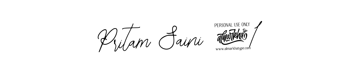 Pritam Saini 21 stylish signature style. Best Handwritten Sign (Bearetta-2O07w) for my name. Handwritten Signature Collection Ideas for my name Pritam Saini 21. Pritam Saini 21 signature style 12 images and pictures png